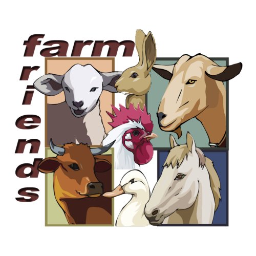 FARM FRIENDS - BARNYARD ANIMALS print