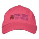 Farm Girl Gone Wild Embroidered Hat embroidered hats by embroideryshirts Farm Girl Gone Wild Embroidered Hat embroidered hats
