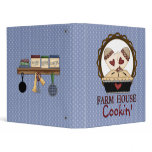 Farm House Cook Book Cover binders
