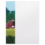 Farm in the Distance Customized Letterhead