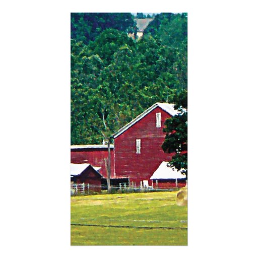 Farm in the Distance Photo Greeting Card