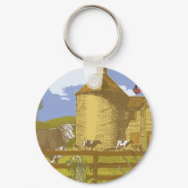 Farm keychains by evisionarts Farm keychains