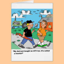 Farm Kids ATV /Tractor Cartoon cards