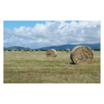 Farm landscape stationery design