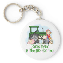 Farm Livin' (Girl) Keychains