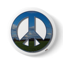 Farm Peace Button by threesalamanders Farm Peace Button