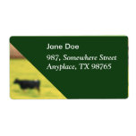 Farm scene custom shipping label