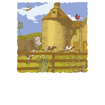 Farm T-Shirt by evisionarts