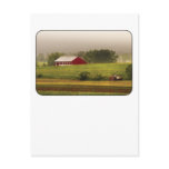 Farm - Tilling the fields Postcard