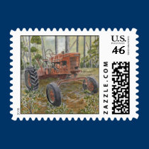 farm tractor painting stamps