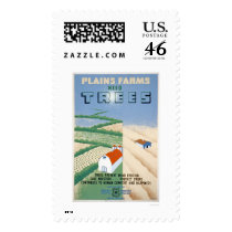 Farm Tree Conservation 1940 WPA Postage Stamps