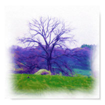 Farm Tree Digital Print