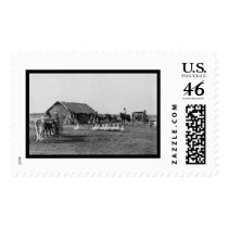 Farm with People and Animals in Argentina 1907 postage by lc_vintagephotos Farm with People and Animals in Argentina 1907 postage