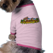 Farmaholic Logo Doggie Ringer Shirt Dog Tshirt