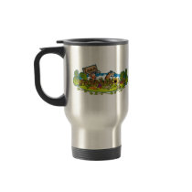 Farmaholic Logo Stainless Steel Travel Mug 15oz