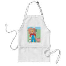 Farmer and Pig Apron