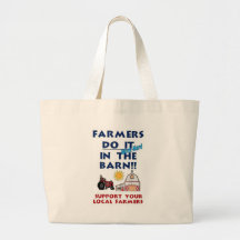 Farmer do it in the barn bag