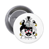 Farmer Family Crest Button