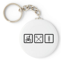Farmer Gear Key Chain