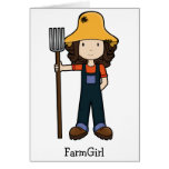 Farmer Girl Card