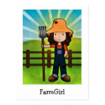 Farmer Girl Postcards