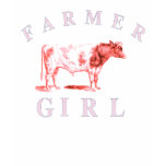 Farmer Girl Tee With Cool Bull Logo t-shirts
