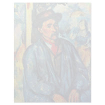 Farmer In Blue Overalls By Paul Cézanne Letterhead