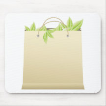 Farmer Market Bag ~ Vegetable Greens Template Mousepads