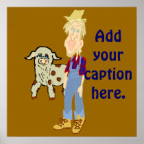 Farmer O and Bessie - Add Your Own Caption posters