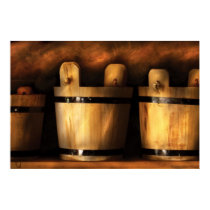 Farmer - Pails for sale posters by suburbanscenes Farmer - Pails for sale posters