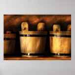 Farmer - Pails for sale Posters