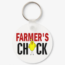 Farmer’s Chick keychains by professiongifts Farmer’s Chick keychains