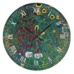 Farmergarden Sunflower, Klimt, Vintage Flowers Clocks