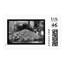 Farmers and Their Pile of Corn 1910 postage by lc_vintagephotos Farmers and Their Pile of Corn 1910 postage