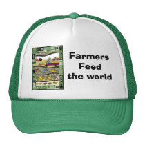 Farmers feed the world hat