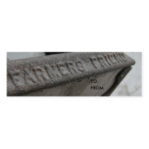 Farmer's Friend Gift Tag business cards
