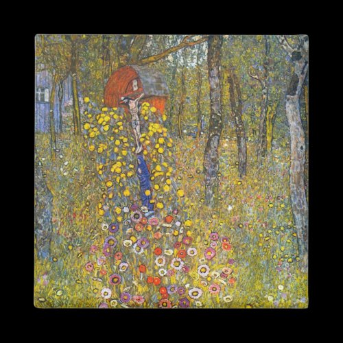 Farmers garden with crucifix by Gustav Klimt Magnets