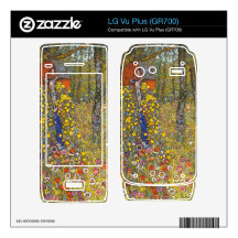 Farmers garden with crucifix by Gustav Klimt Skin For LG Vu Plus