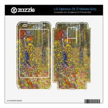 Farmers garden with crucifix by Gustav Klimt Decal For LG Optimus 2X
