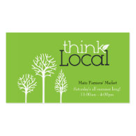 Farmers' Market Business Card