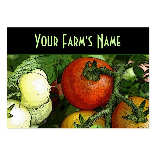 Farmer's Market Business Card (front side)