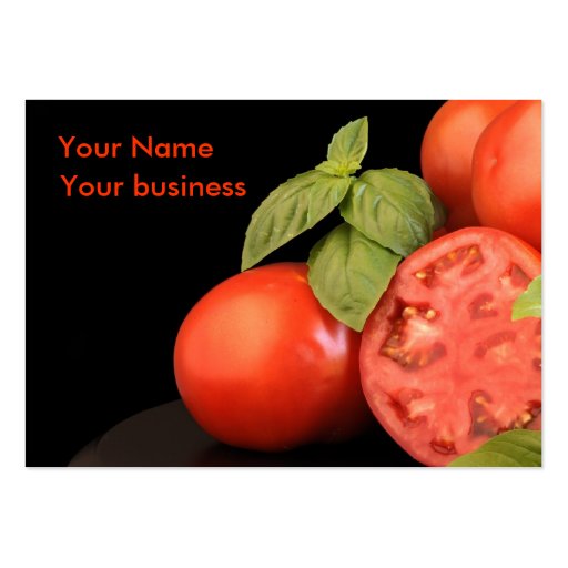 Farmer's Market Business Card Template (front side)
