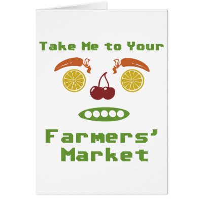 Farmers Market Card by evisionarts