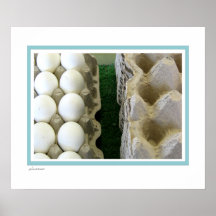 Farmers' Market eggs print