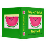 Farmers' MArket Favorites Vinyl Binder