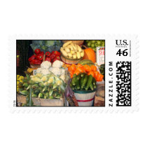 Farmers Market Postage Stamp