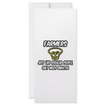 Farmers...Regular People, Only Smarter Custom Rack Card