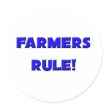 Farmers Rule! stickers by professions Farmers Rule! stickers