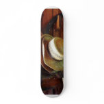 Farmer's Staw Hats Custom Skate Board