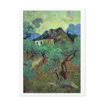 Farmhouse Among Olive Trees, Vincent van Gogh Post Card